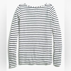 J. Crew Factory, Ivory & Navy, Artist Tee!